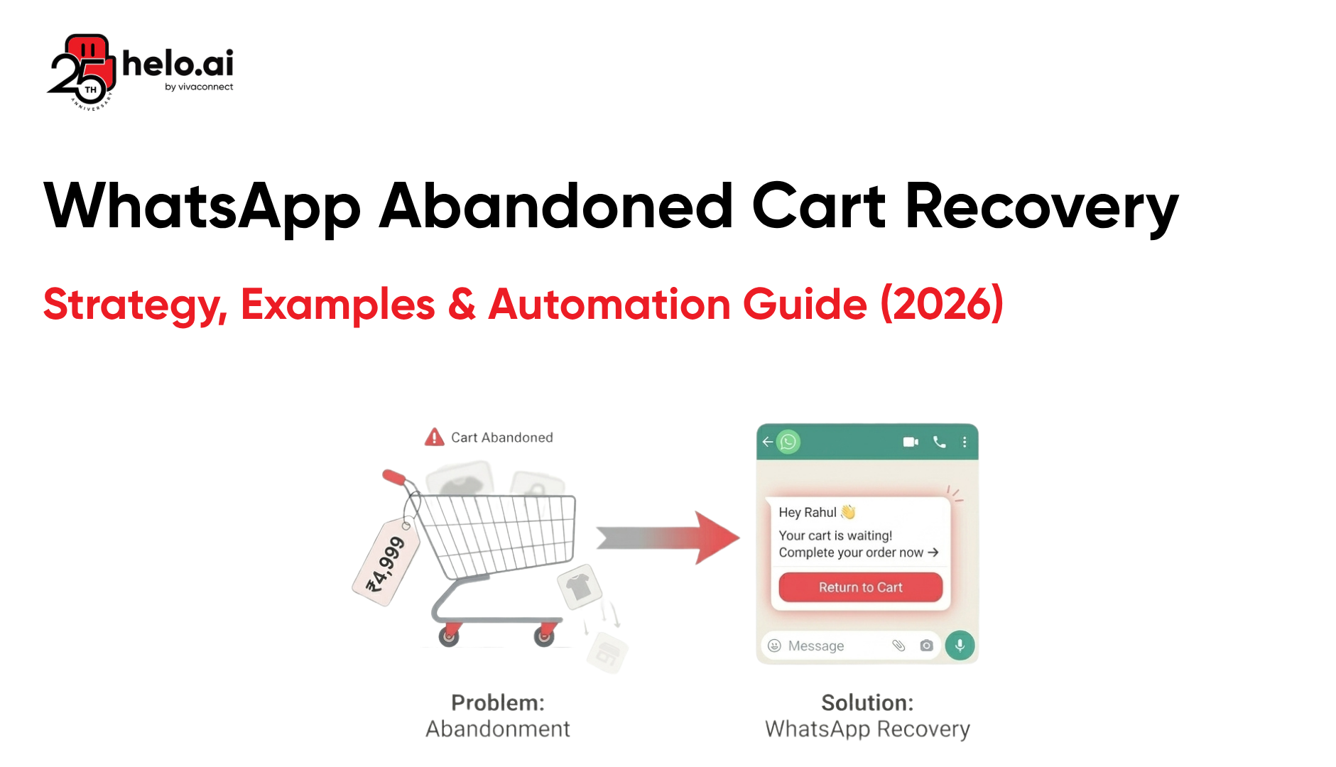 WhatsApp Abandoned Cart Recovery